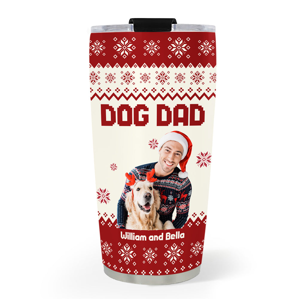 Custom Photo Christmas Birthday Gifts For Dog Lovers • You Are Ahead All Photo - Personalized Tumbler
