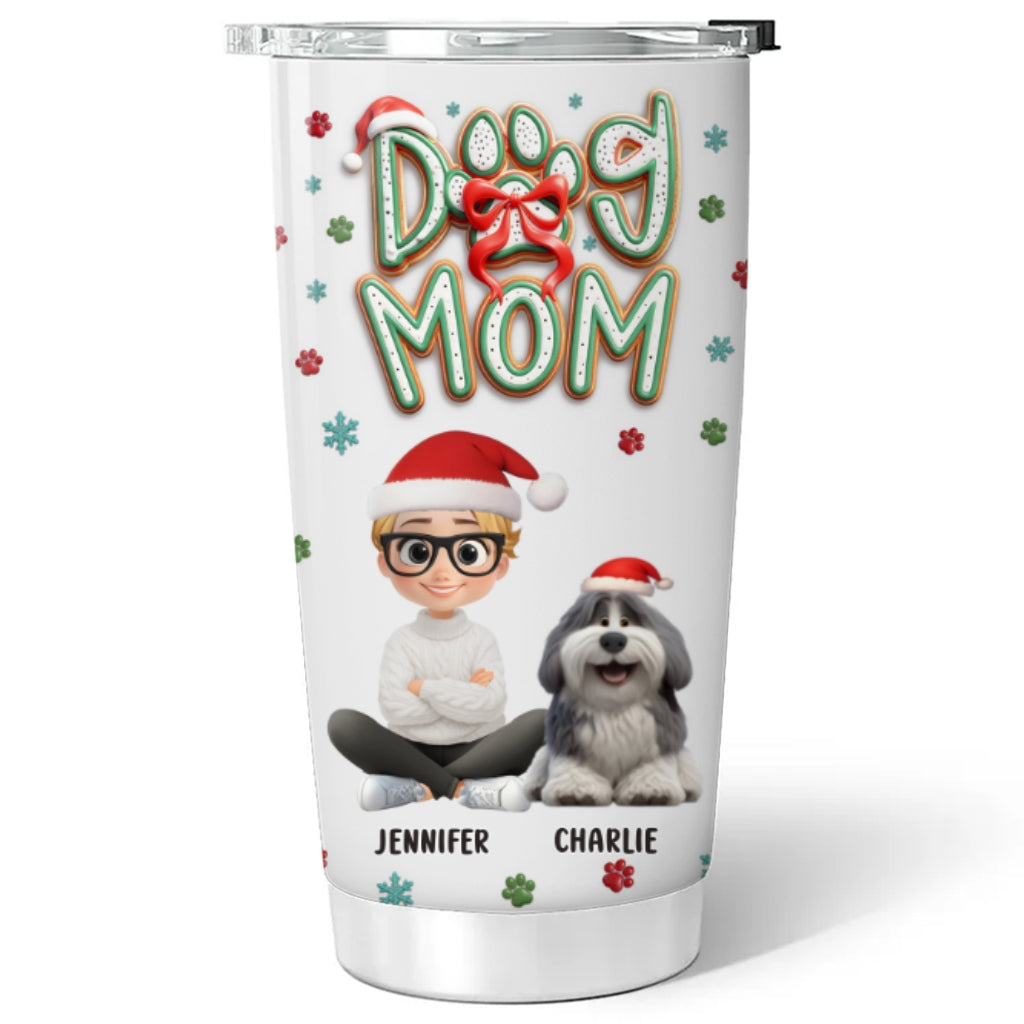 Custom Christmas Birthday Gifts For Dog Mom, Dog Lovers • Is It Christmas Yet - Personalized 3D Effect Tumbler