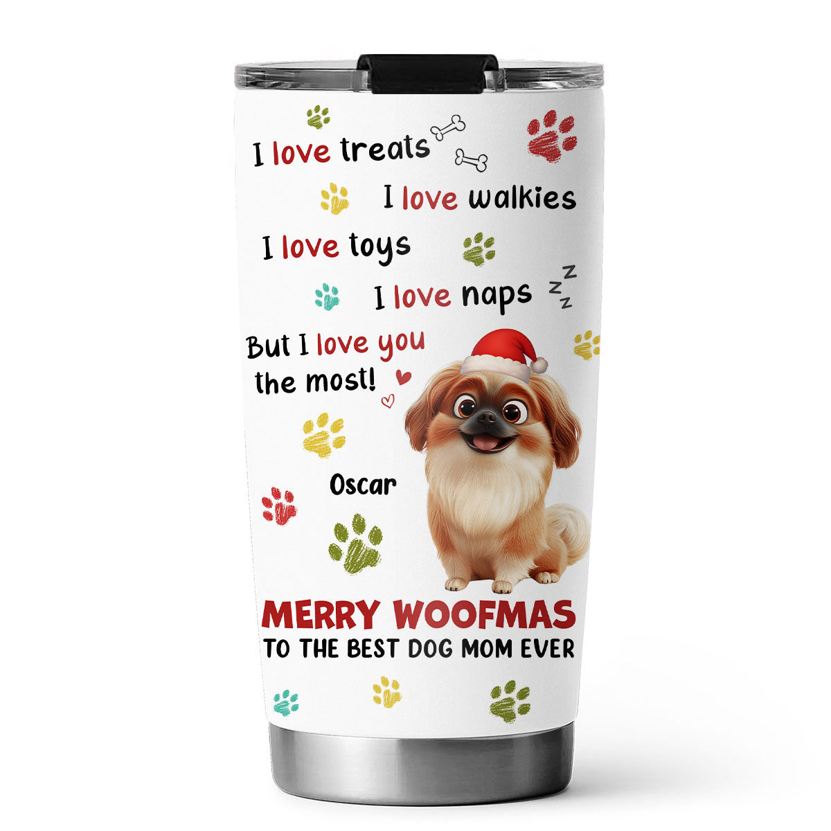 Custom Christmas Birthday Gifts For Dog Mom, Dog Lovers • All I Can Say - Personalized Tumbler