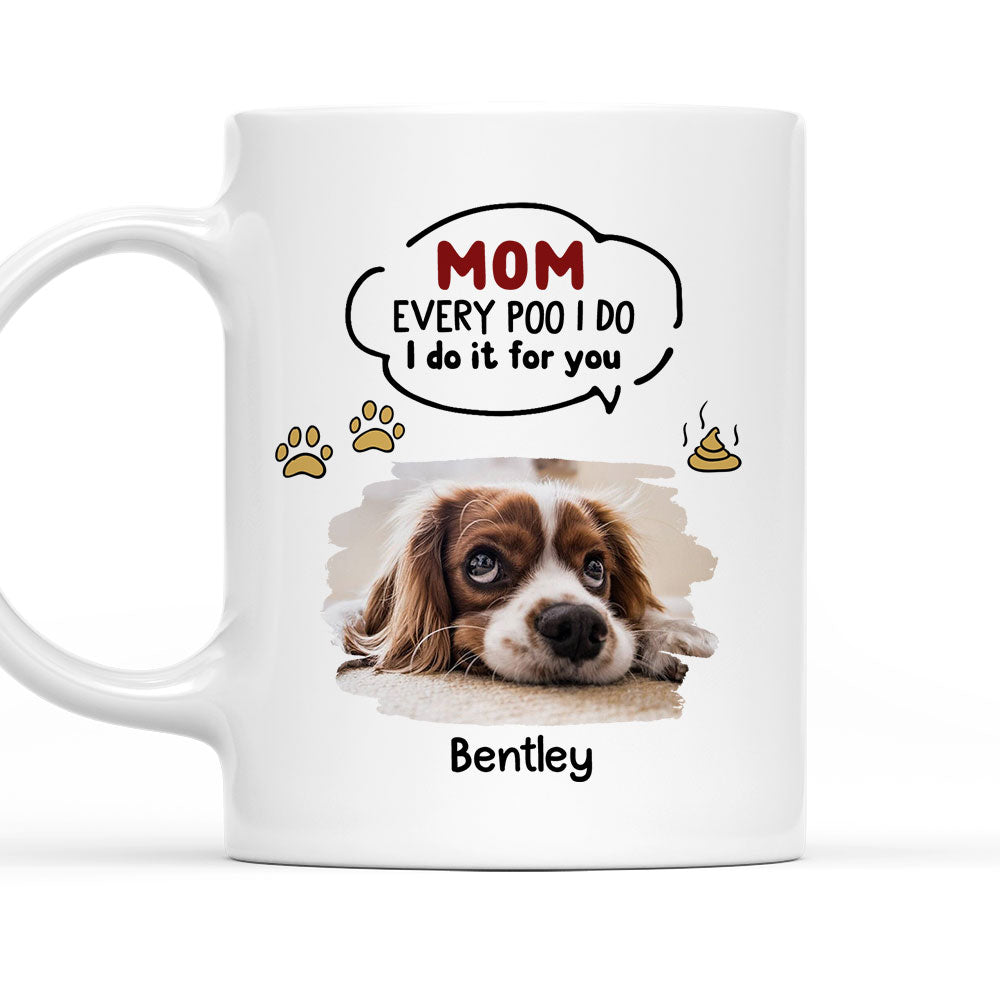 Custom Photo Christmas Birthday Gifts For Dog Lovers • That Is Right Photo - Personalized Coffee Mug