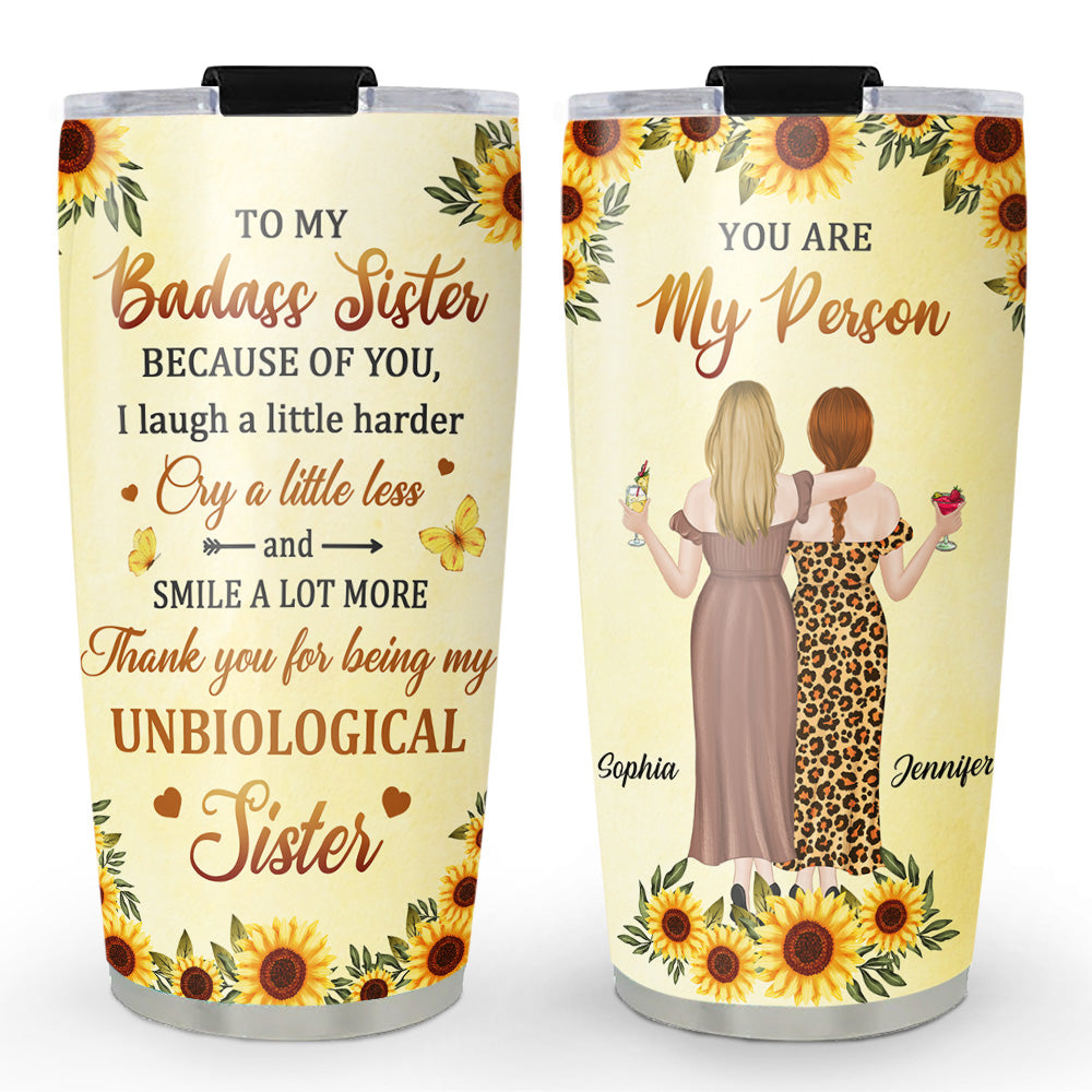 To My Badass Bestie - Personalized Tumbler