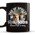 Custom Photo Christmas Birthday Gifts For Pet Lovers • Handsome Spoiled Rotten Pet Photo - Personalized Coffee Mug