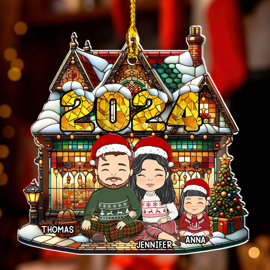 Warm Family - Personalized Acrylic Ornament