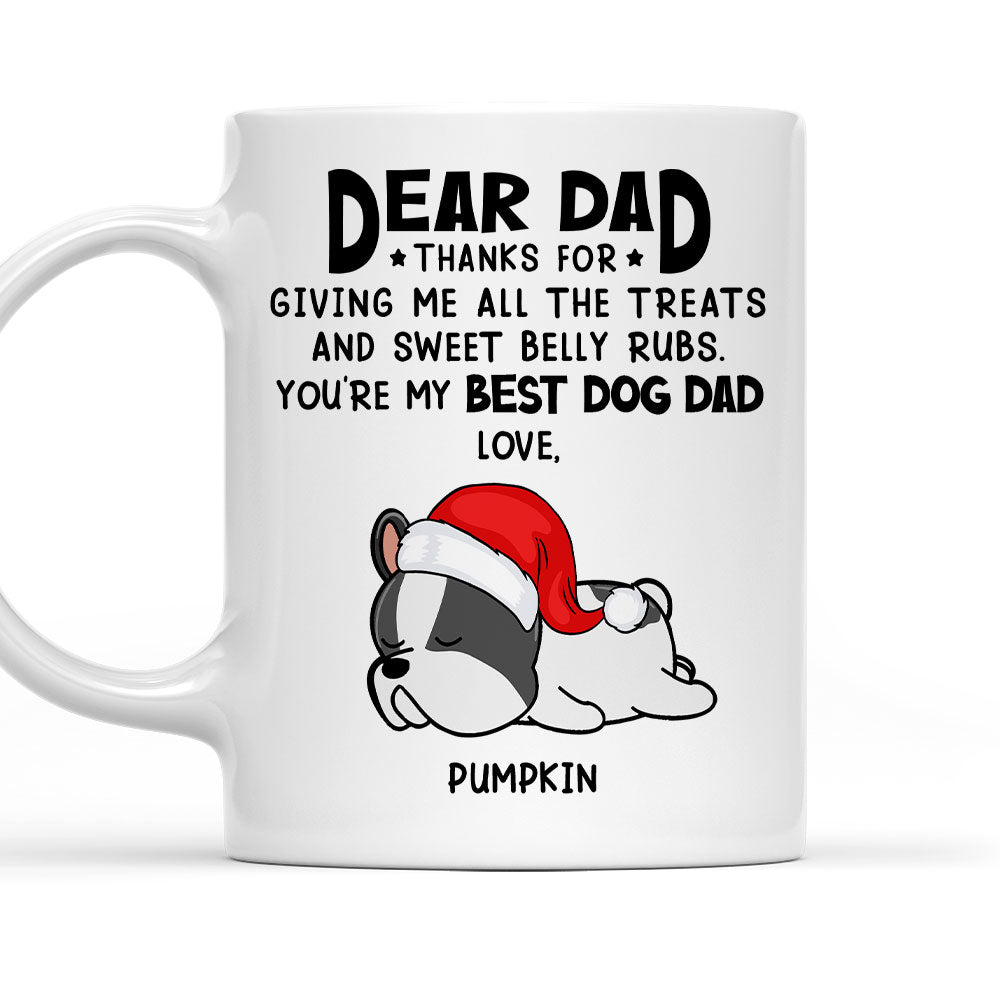 Custom Photo Christmas Birthday Gifts For Dog Lovers • All The Treats - Personalized Coffee Mug