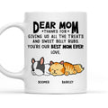 Custom Photo Mother's day Birthday Gifts For Cat Mom, Cat Lovers • All The Treats 3 - Personalized Coffee Mug