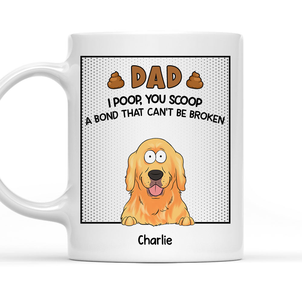 Custom Mother's day Birthday Gifts For Dog Mom, Dog Lovers • Can Not Be Broken - Personalized Coffee Mug