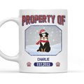 Custom Photo Mother's day Birthday Gifts For Cat Mom, Cat Lovers • Pet Property Of - Personalized Coffee Mug