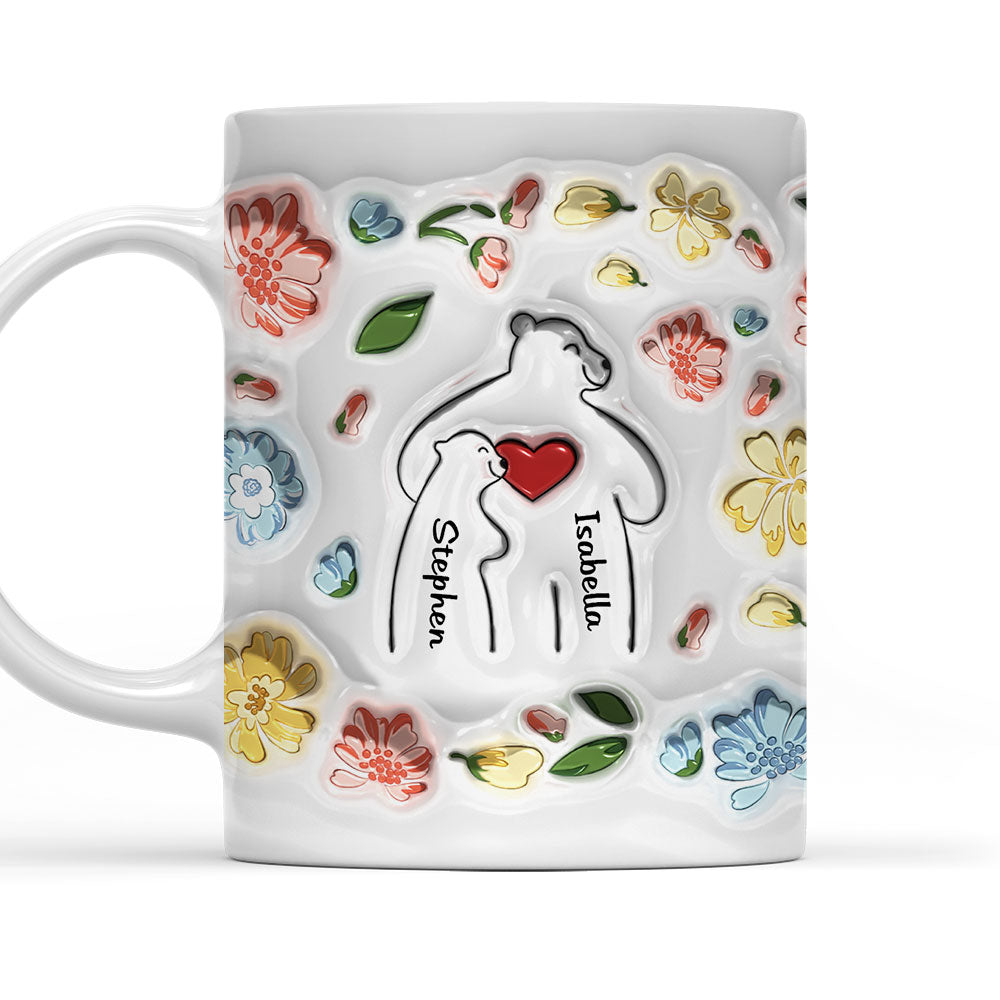Mama Bear - Personalized 3D Inflated Effect Mug