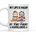 Custom Mother's day Birthday Gifts For Cat Mom, Cat Lovers • Cute Overlords - Personalized Coffee Mug