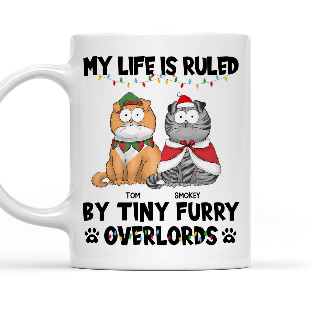 Custom Mother's day Birthday Gifts For Cat Mom, Cat Lovers • Cute Overlords - Personalized Coffee Mug