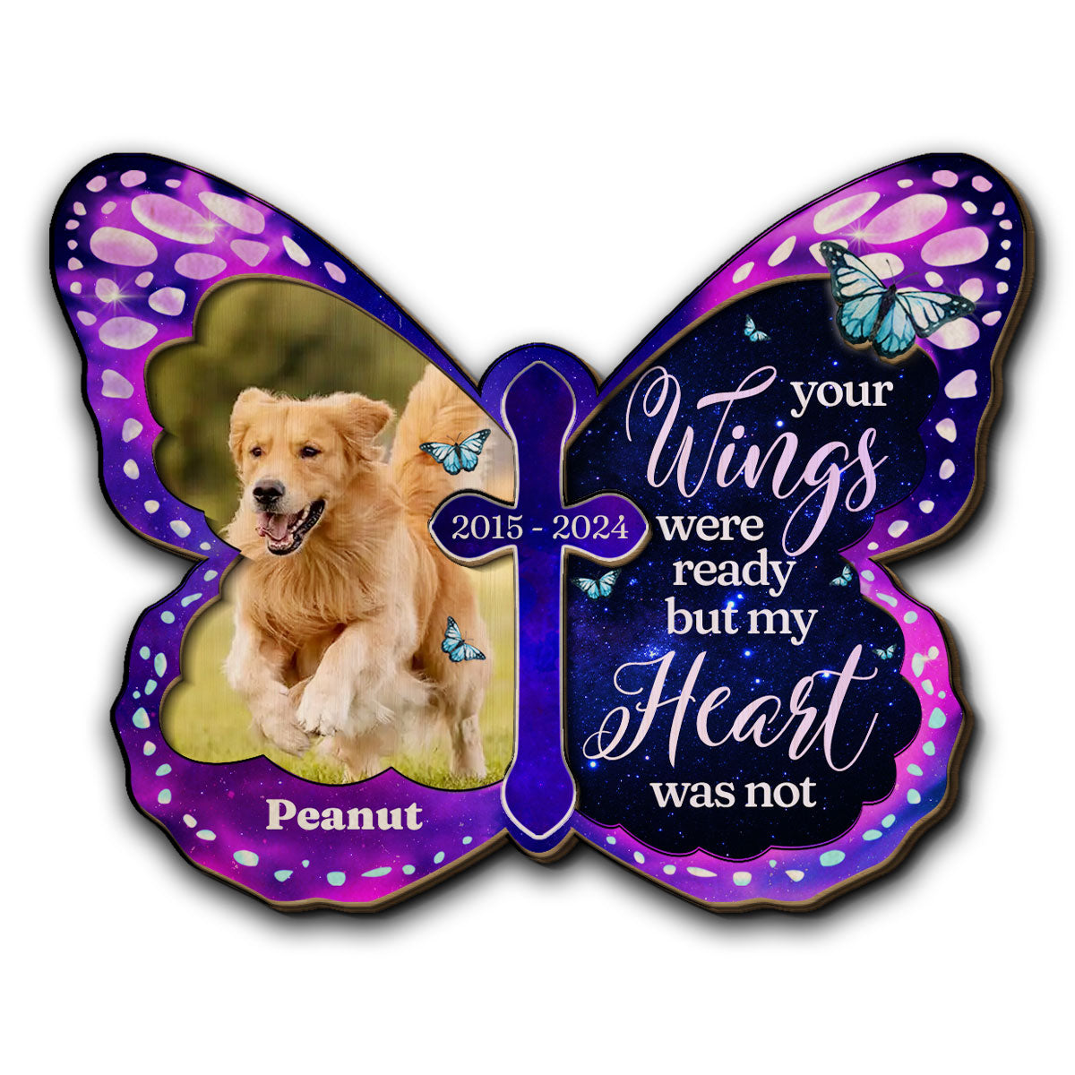 Always Beside You Ver Pet - Personalized Car Visor Clip