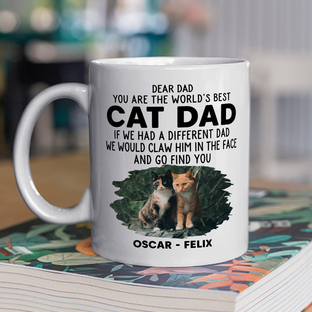 Custom Photo Mother's day Birthday Gifts For Cat Mom, Cat Lovers • We Would Claw Photo - Personalized Coffee Mug