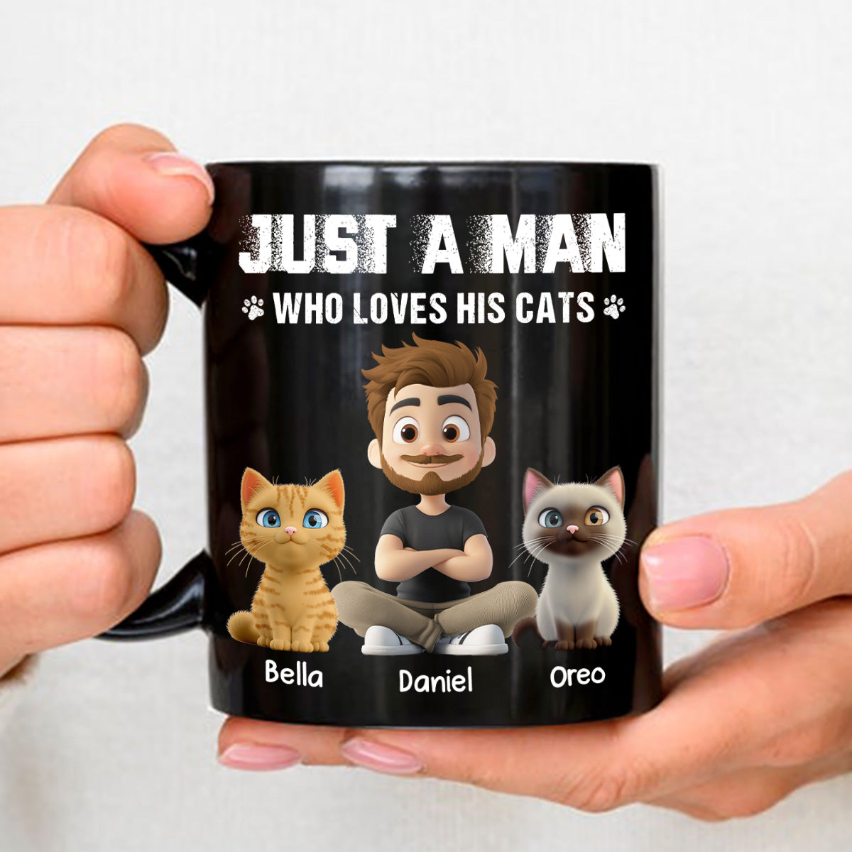 Custom Christmas Birthday Gifts For Cat Lovers • Me And My Cat Together - Personalized Coffee Mug