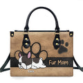 Elegant Fur Mom - Personalized Leather Bag