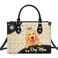 Cool Dog Mom - Personalized Leather Bag
