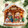 Custom Christmas Decor Home Birthday Gifts For Pet Lovers • Have A Chat With Them - Personalized 3D Effect Acrylic Ornament