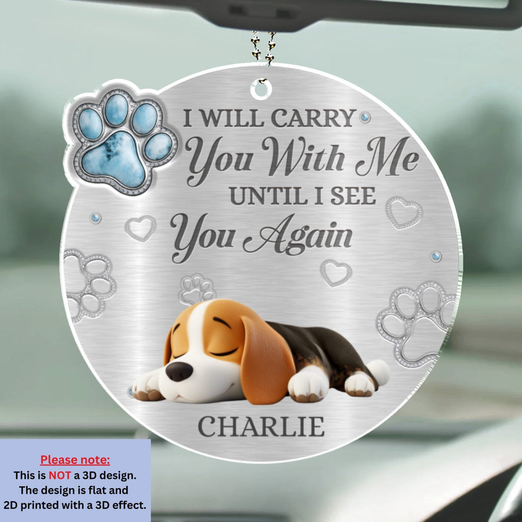 Drive Safe I Love You - Personalized 3D Effect Car Ornament