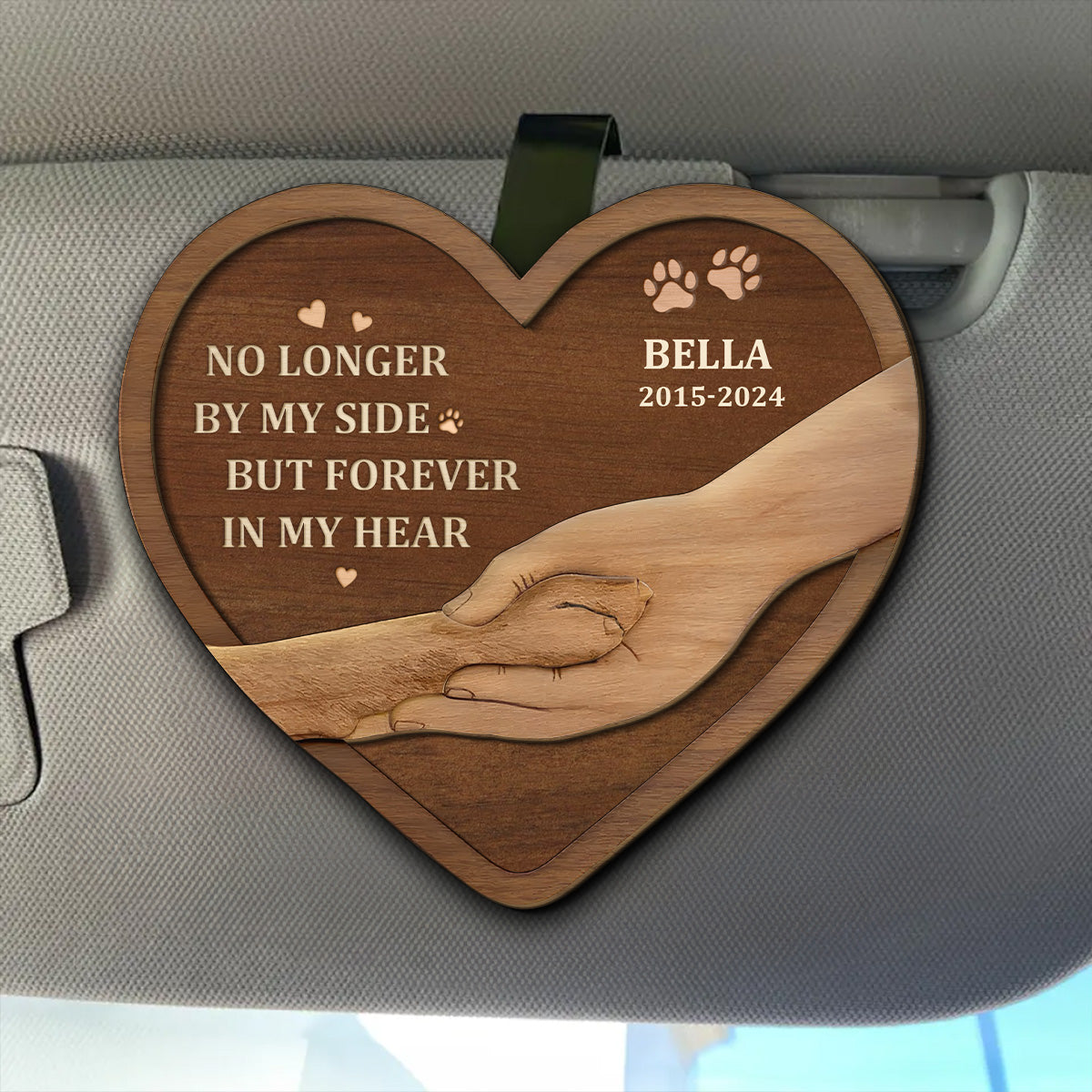 No One Will Ever Know - Personalized Car Visor Clip