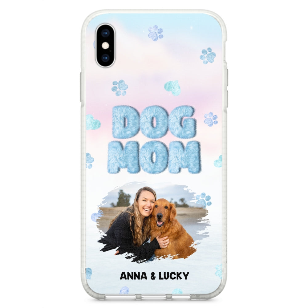 Fluffy Dog Mom Photo - Personalized Phone Case