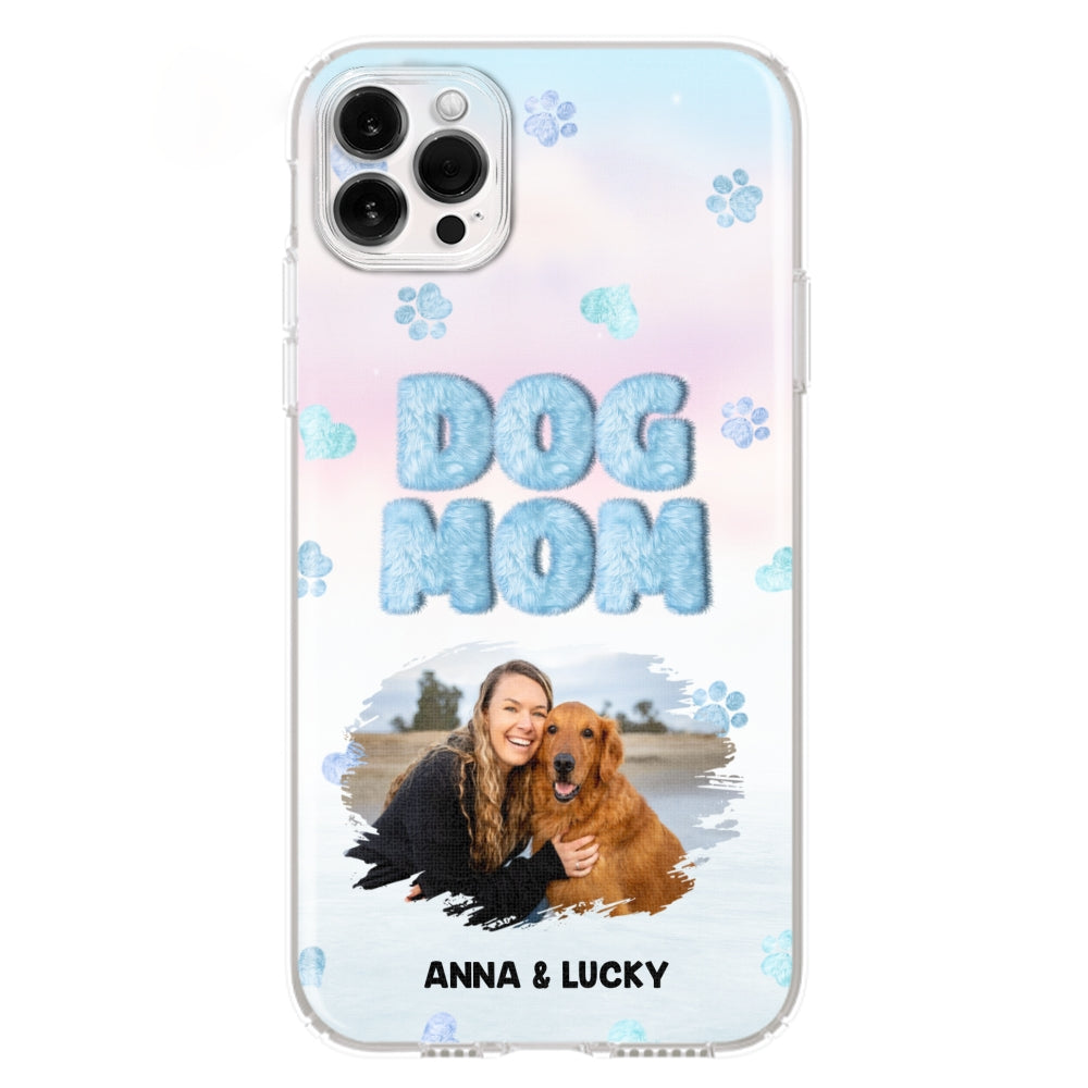 Fluffy Dog Mom Photo - Personalized Phone Case