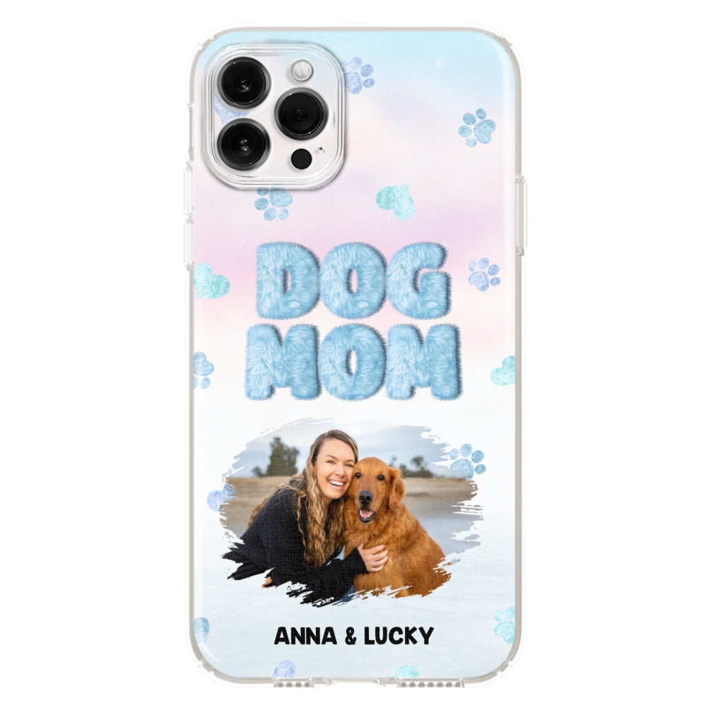 Fluffy Dog Mom Photo - Personalized Phone Case