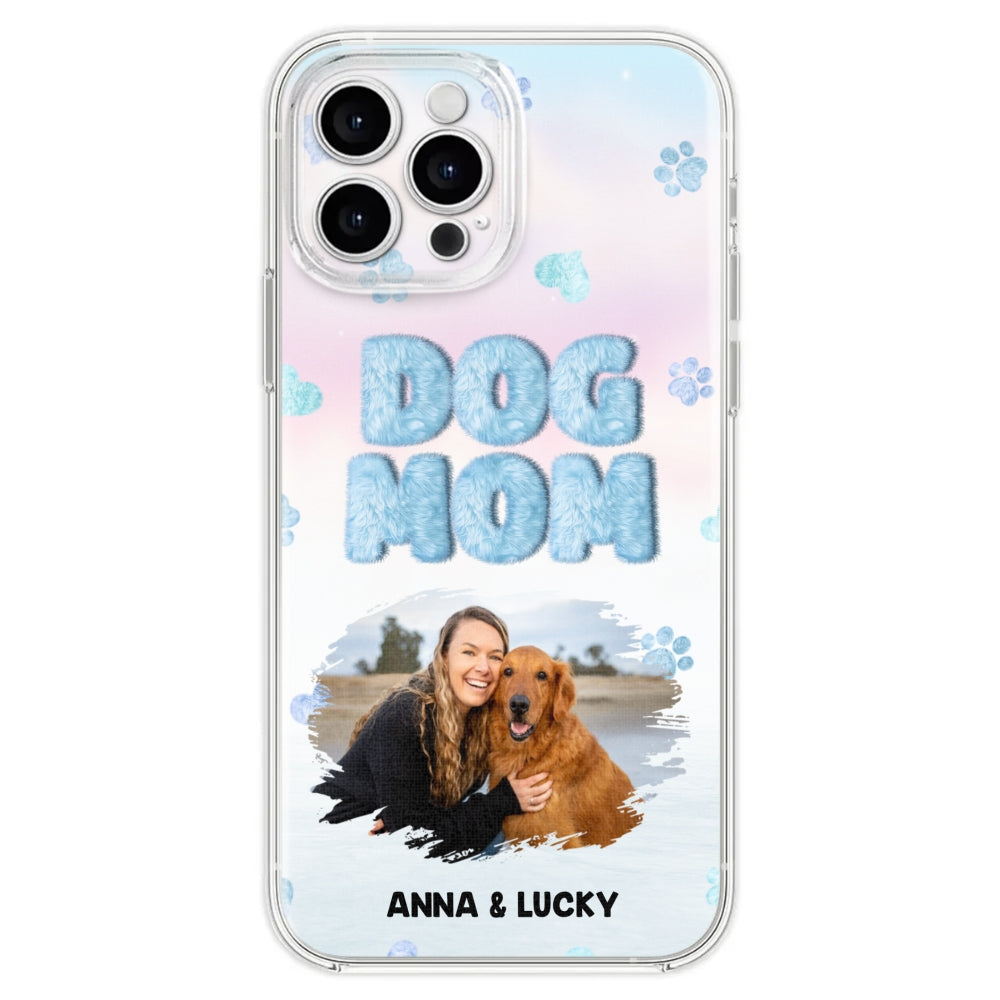 Fluffy Dog Mom Photo - Personalized Phone Case