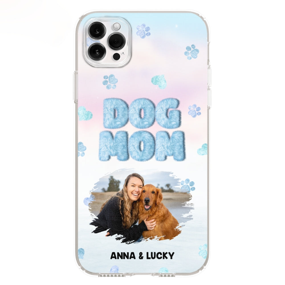 Fluffy Dog Mom Photo - Personalized Phone Case