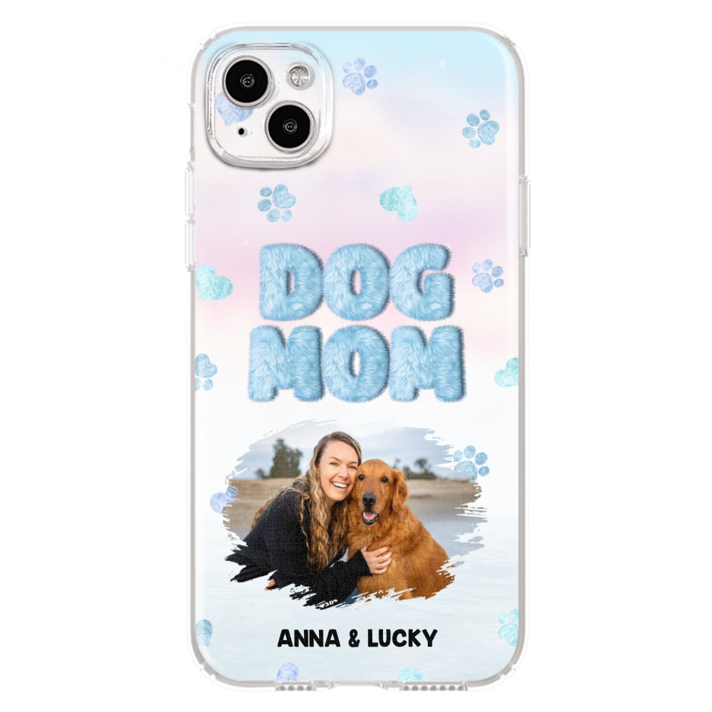 Fluffy Dog Mom Photo - Personalized Phone Case