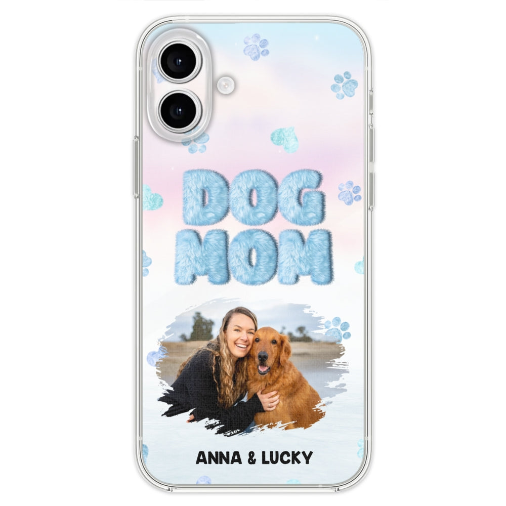 Fluffy Dog Mom Photo - Personalized Phone Case