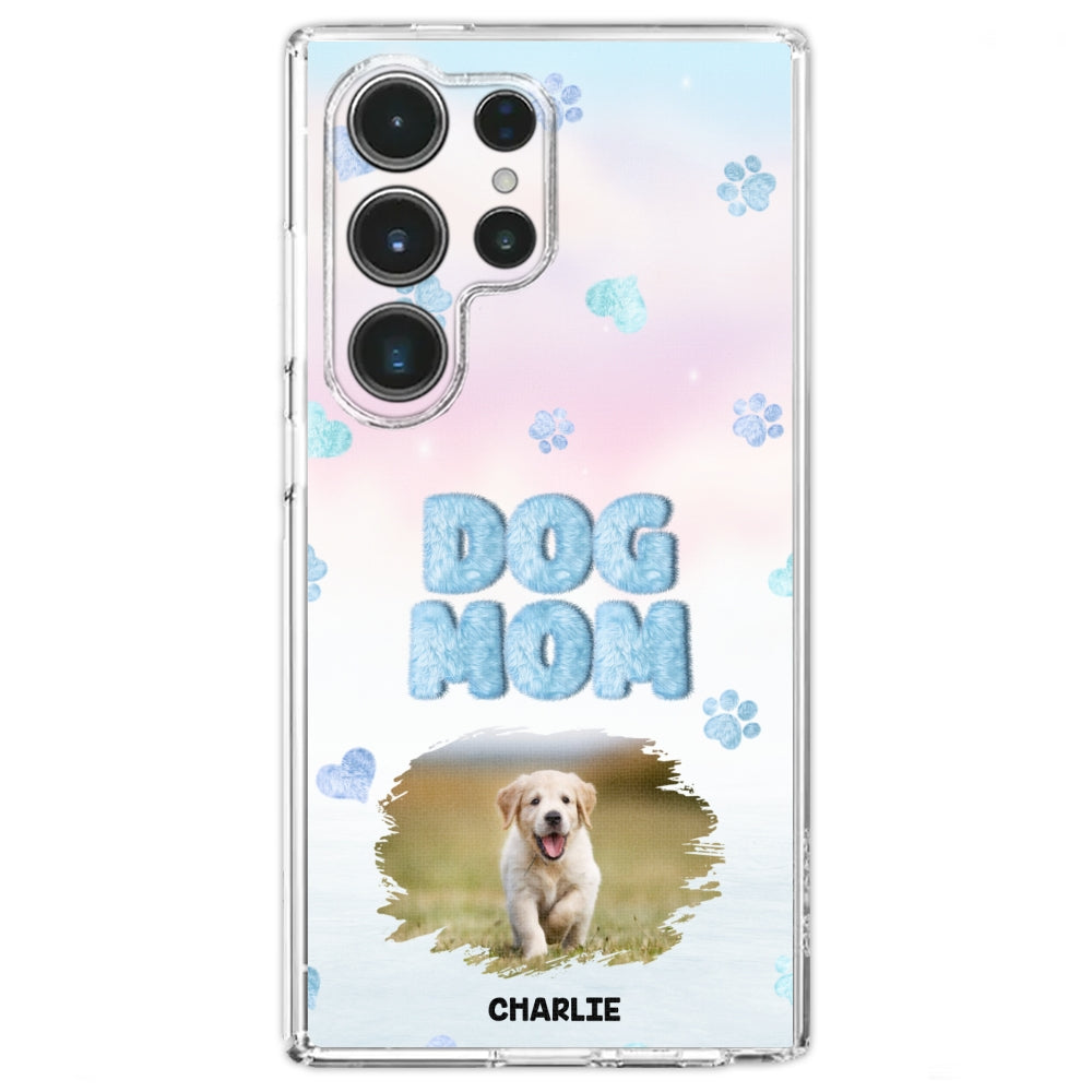 Fluffy Dog Mom Photo - Personalized Phone Case