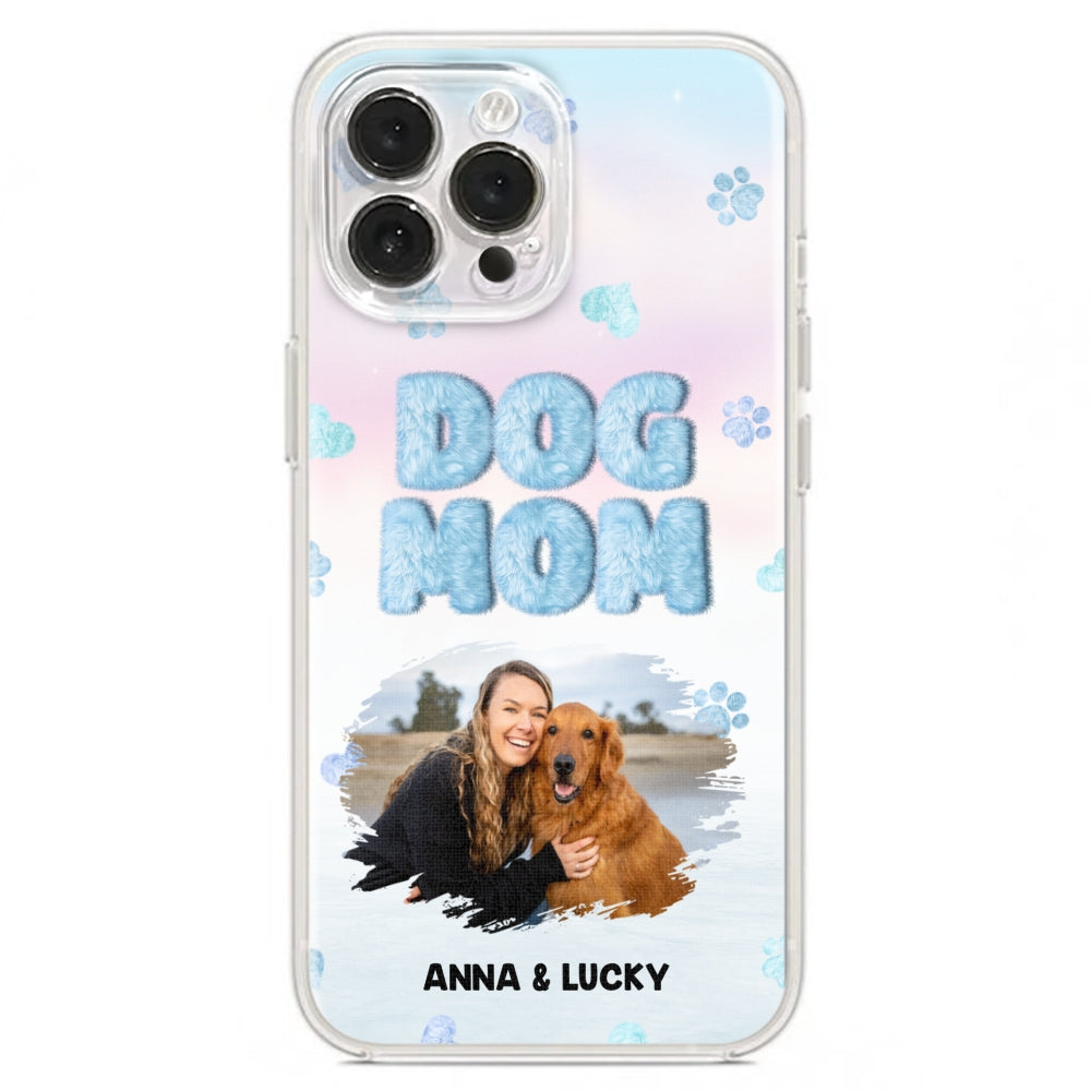 Fluffy Dog Mom Photo - Personalized Phone Case