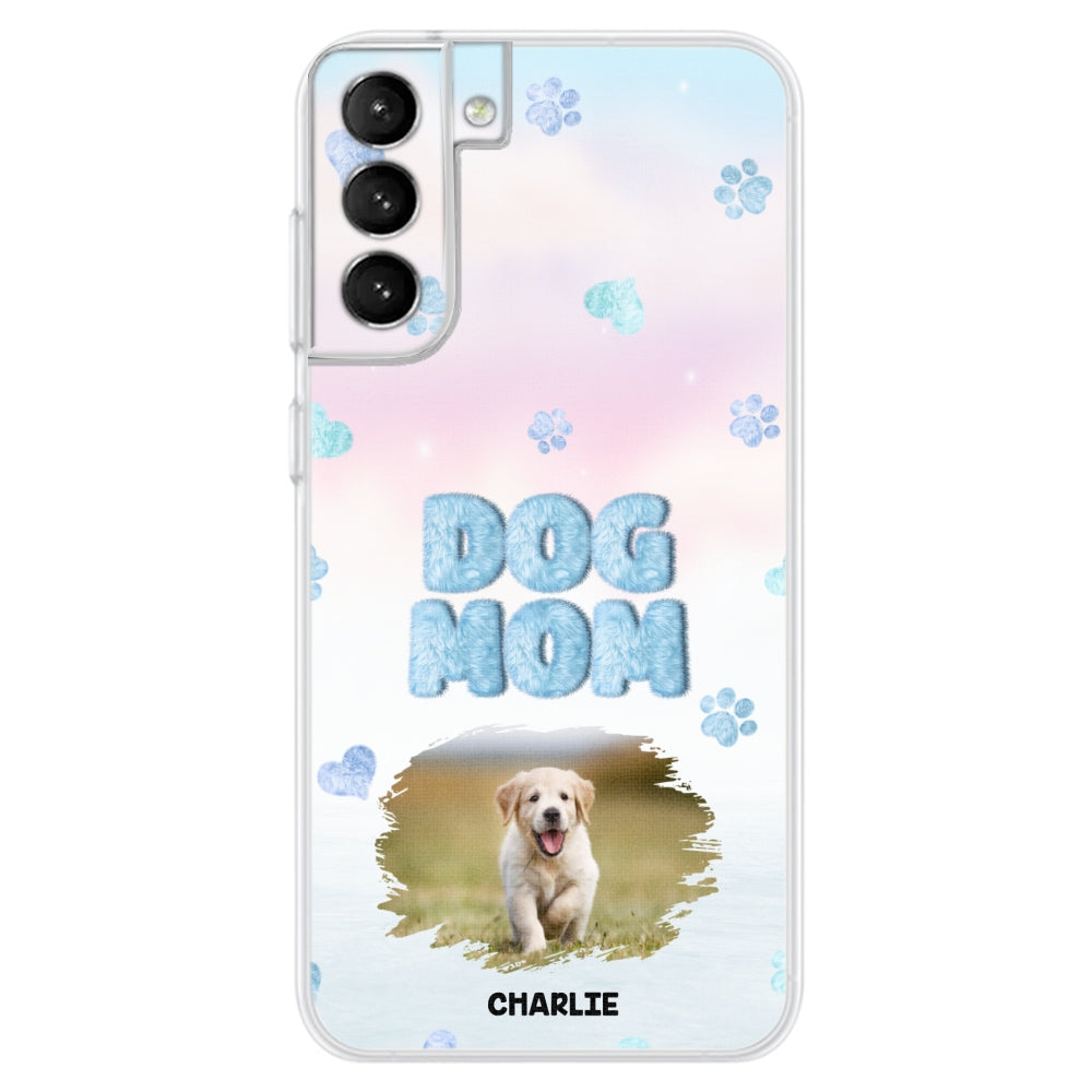 Fluffy Dog Mom Photo - Personalized Phone Case