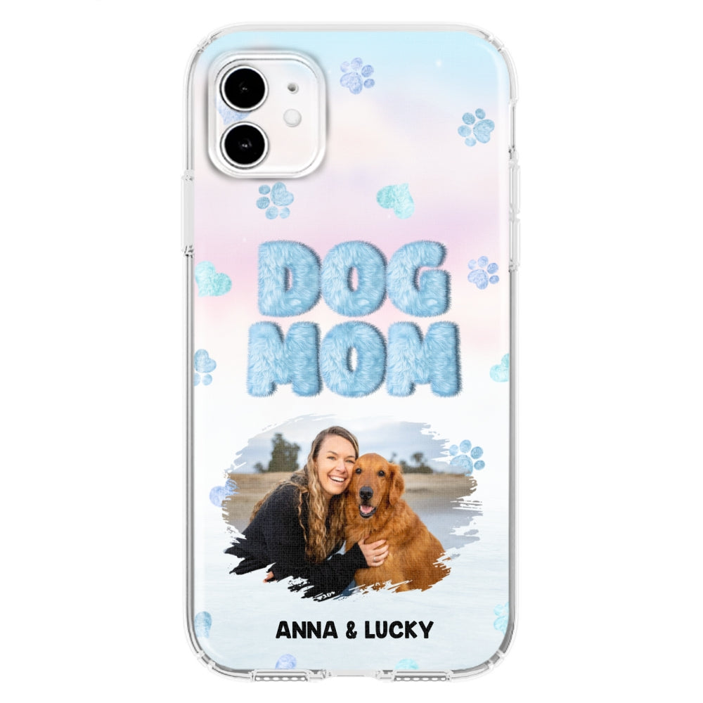 Fluffy Dog Mom Photo - Personalized Phone Case
