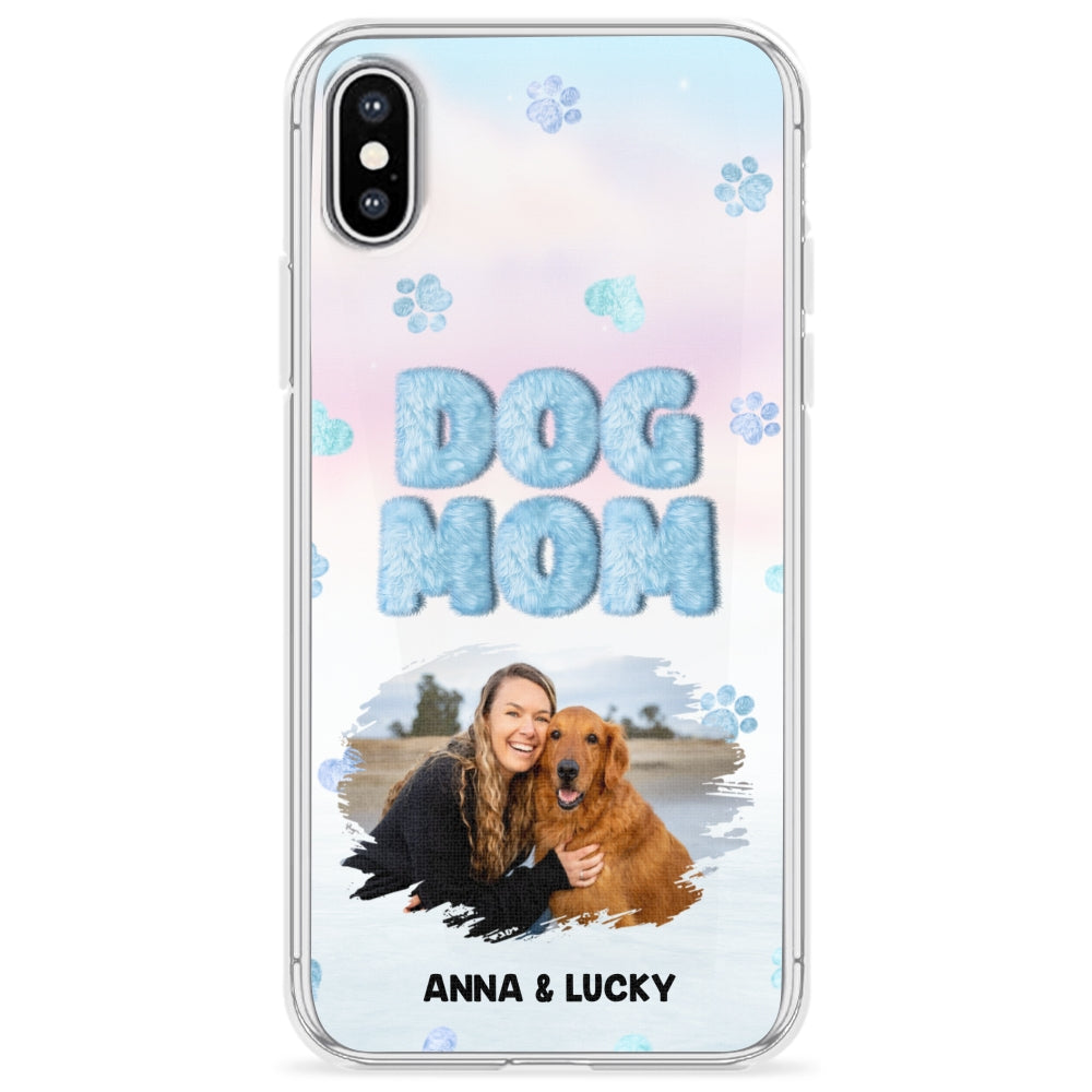 Fluffy Dog Mom Photo - Personalized Phone Case