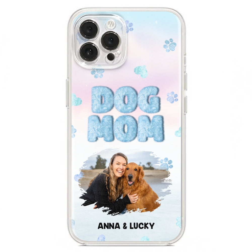 Fluffy Dog Mom Photo - Personalized Phone Case