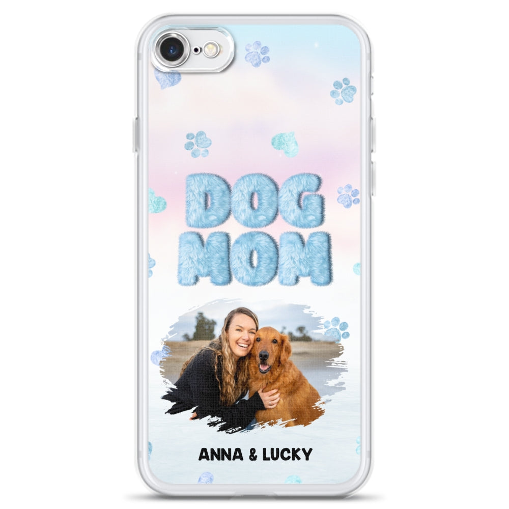 Fluffy Dog Mom Photo - Personalized Phone Case