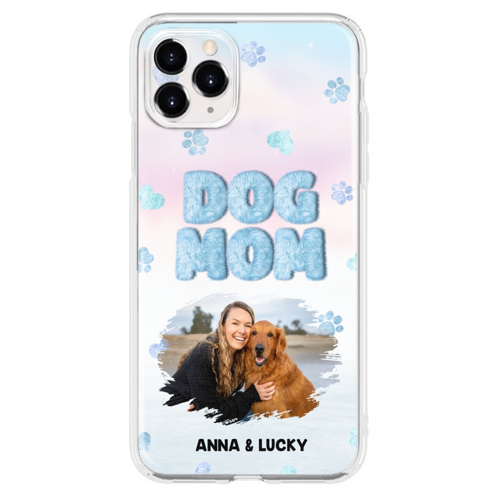 Fluffy Dog Mom Photo - Personalized Phone Case