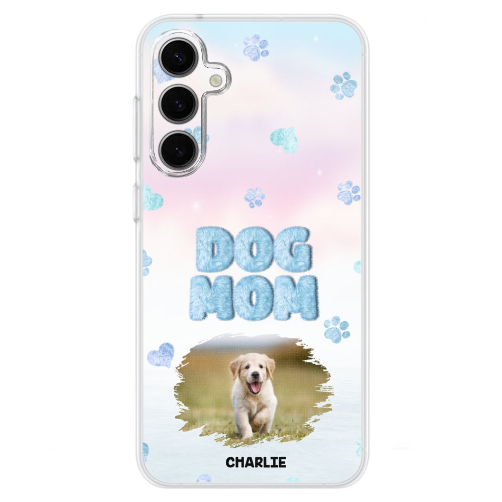 Fluffy Dog Mom Photo - Personalized Phone Case