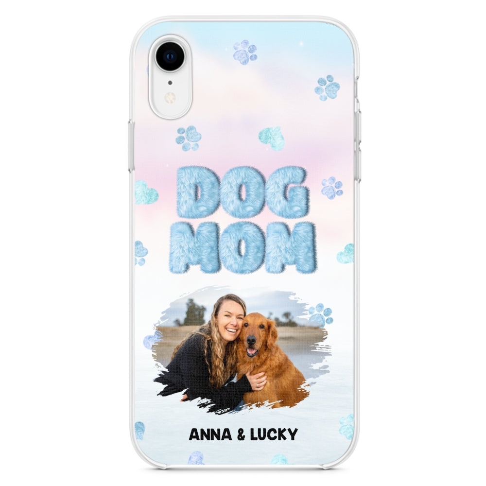 Fluffy Dog Mom Photo - Personalized Phone Case