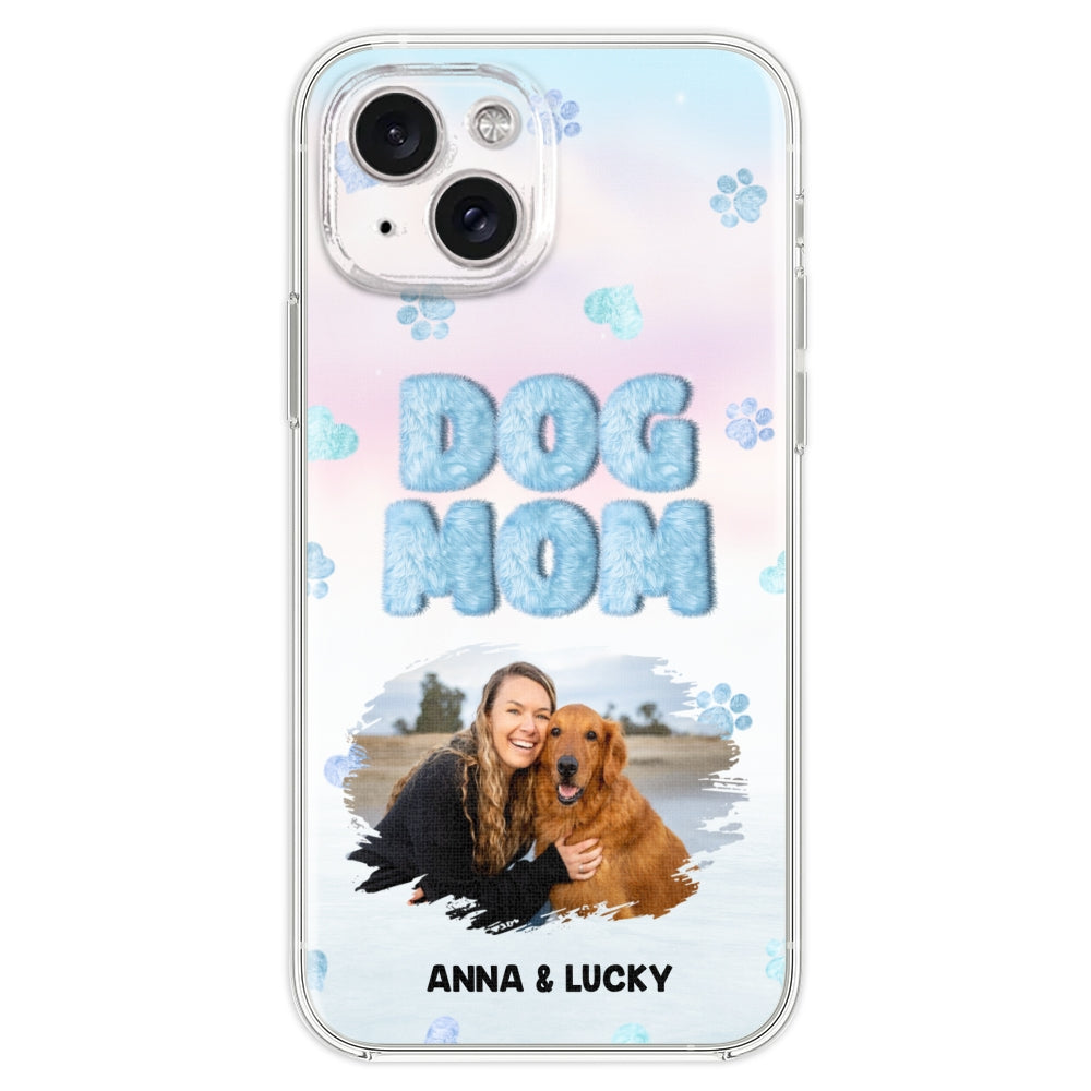 Fluffy Dog Mom Photo - Personalized Phone Case