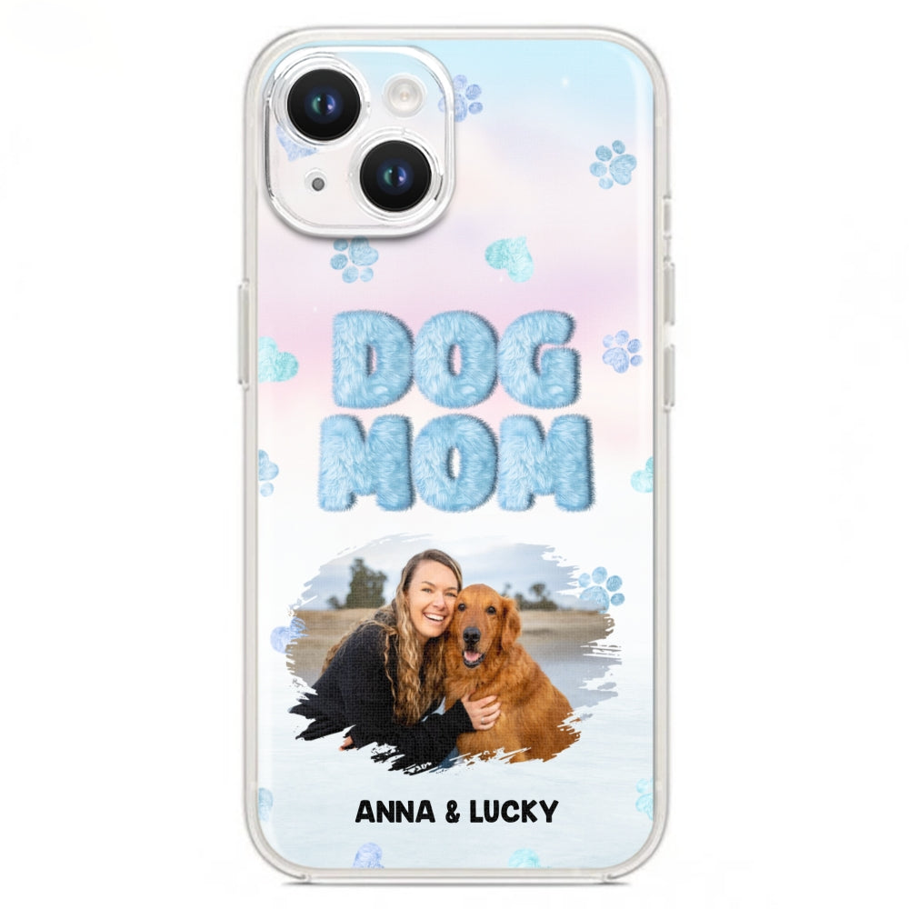 Fluffy Dog Mom Photo - Personalized Phone Case