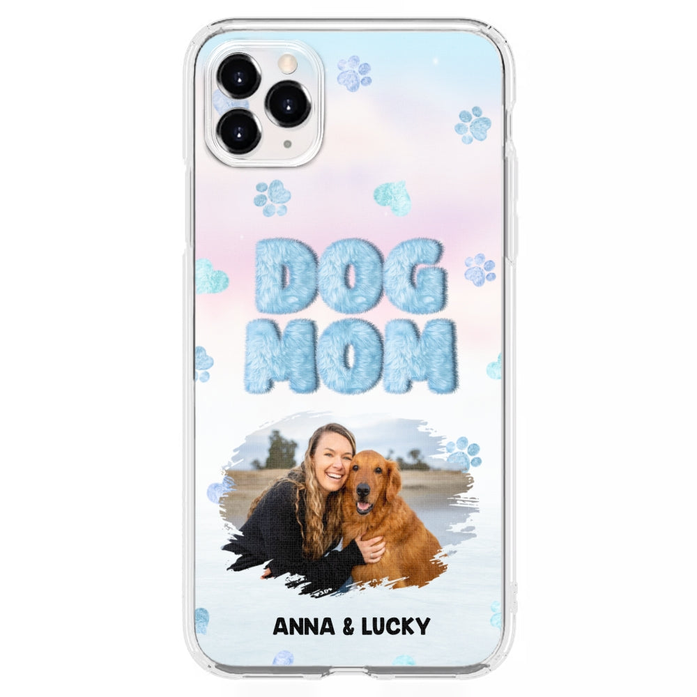 Fluffy Dog Mom Photo - Personalized Phone Case