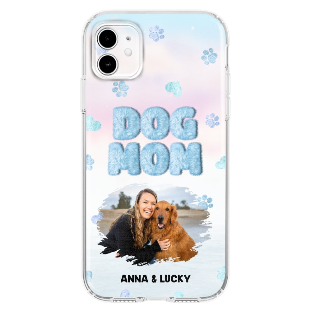 Fluffy Dog Mom Photo - Personalized Phone Case