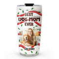 Best Dog Mom Cake Cartoon Photo - Personalized 3D Inflated Effect Tumbler