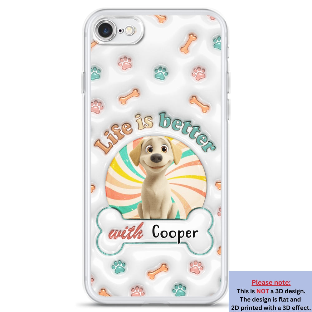 Property Of My Mom - Personalized 3D Inflated Effect Phone Case
