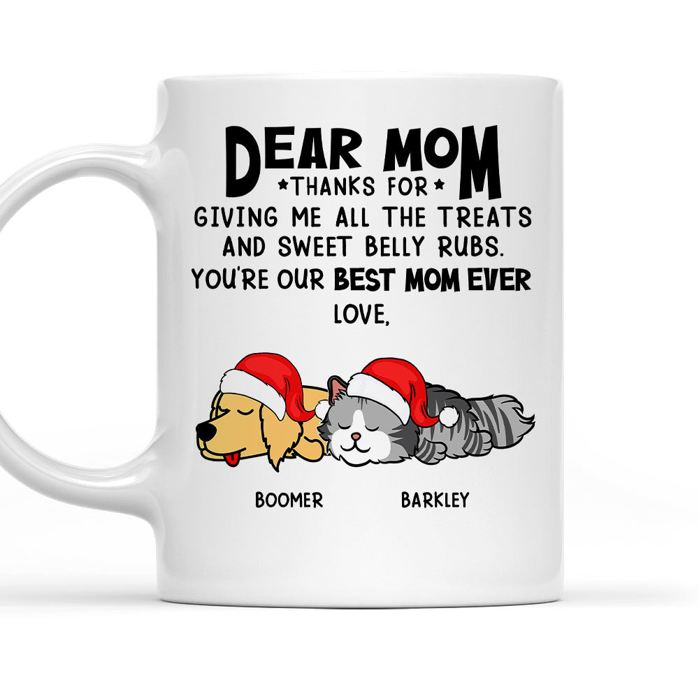 Custom Photo Mother's day Birthday Gifts For Cat Mom, Cat Lovers • All The Treats 2 - Personalized Coffee Mug
