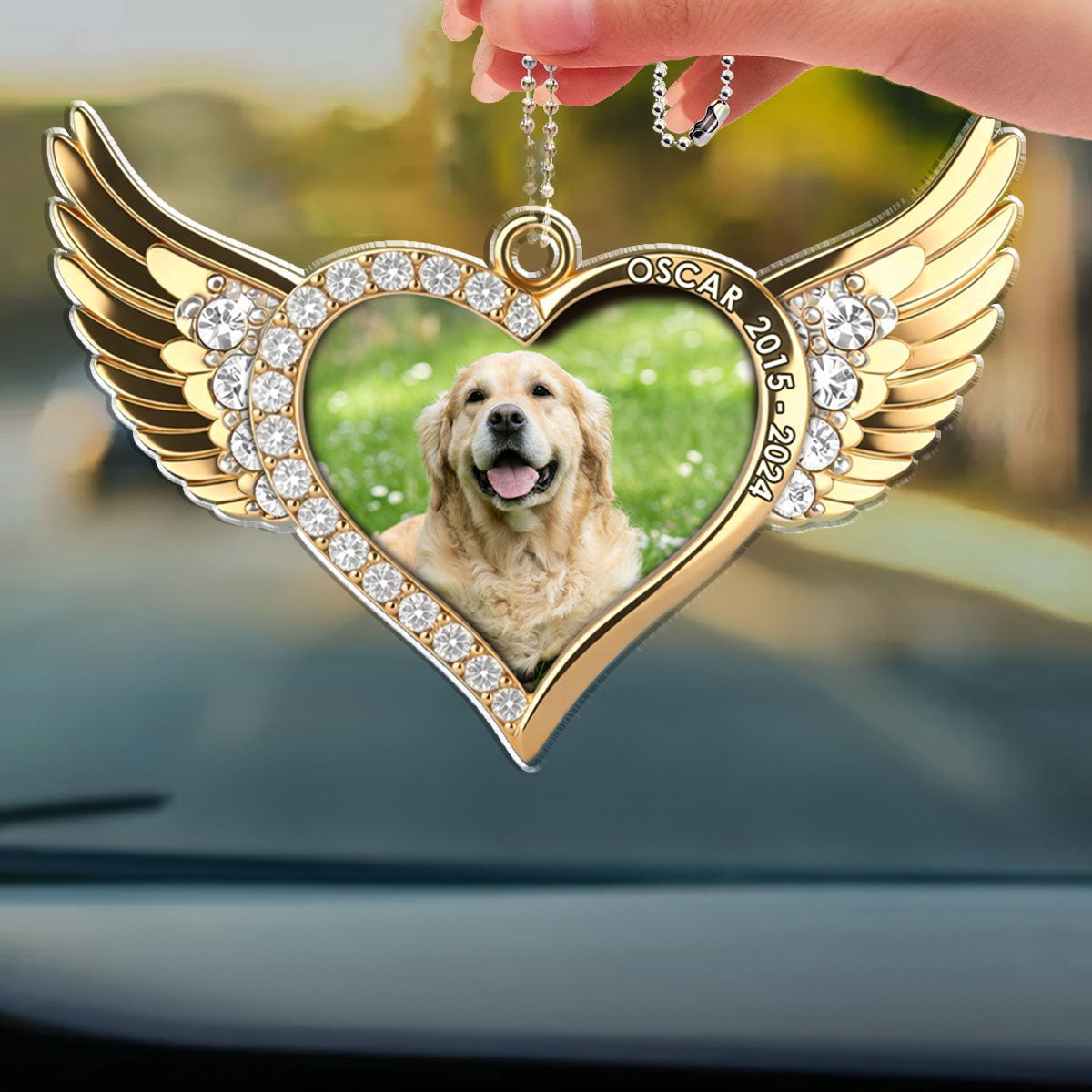 Still In My Heart - Personalized Car Ornament