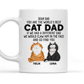 Custom Photo Mother's day Birthday Gifts For Cat Mom, Cat Lovers • We Would Claw - Personalized Coffee Mug