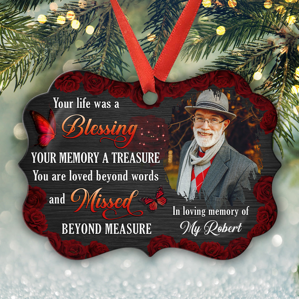 Missed Beyond Measure - Personalized Aluminum Ornament