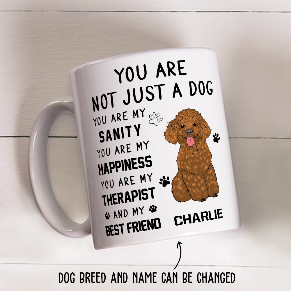 Custom Christmas Birthday Gifts For Dog Lovers • Not Just Dog - Personalized Coffee Mug